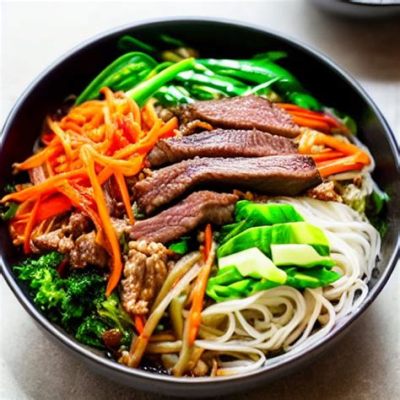  Bibimbap: Un'esplosione di sapori piccanti e freschezza croccante dalla vibrante Daegu!